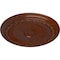 Ekena Millwork Carlsbad Ceiling Medallion (Canopies up to 5 1/2"), 31 1/8"OD x 1 1/2"P, Burnished Mahogany Crackle CM31CABMC - alternate 2